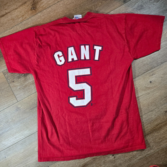 St Louis Cardinals Ron Gant #5 T-Shirt Mens L Vintage 1997 Chalk Line USA MLB - Picture 9 of 10